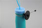 Le degré de sécurité de bouteille d'eau étiquette la durée de longue durée noire de matière plastique d'ABS de couleur fournisseur